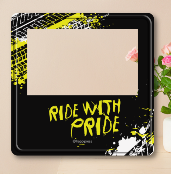 Ride With Pride Magnetic Photo Frame