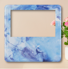 Blue Marble Magnetic Photo Frame