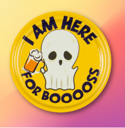 Drunk Ghost Badge