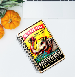 Elephant Safety Match Notebook