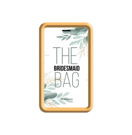 The Bridesmaid Bag Luggage Tag - Happi Bridesmaid Collection (Light Green)