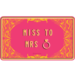 Miss To Mrs Pink