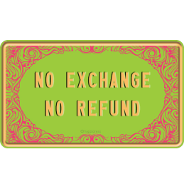 No Exchange No Return Green