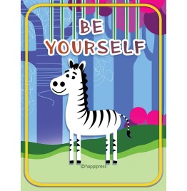 Zebra Be Yourself Wall Art